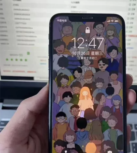 女生 自用 95新 苹果 iPhone X...