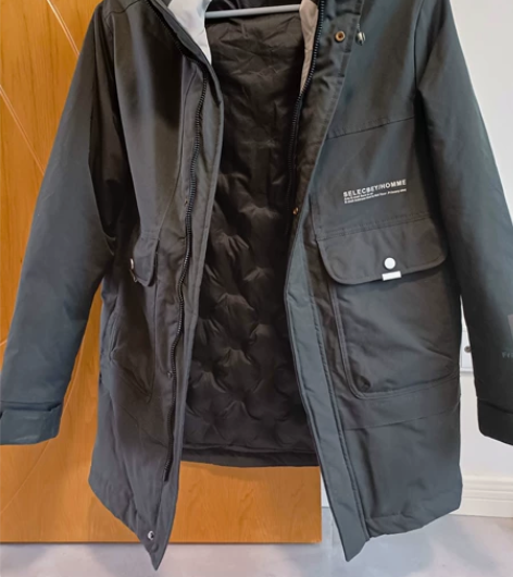 男士羽绒服，偏瘦版160-170身高。9....