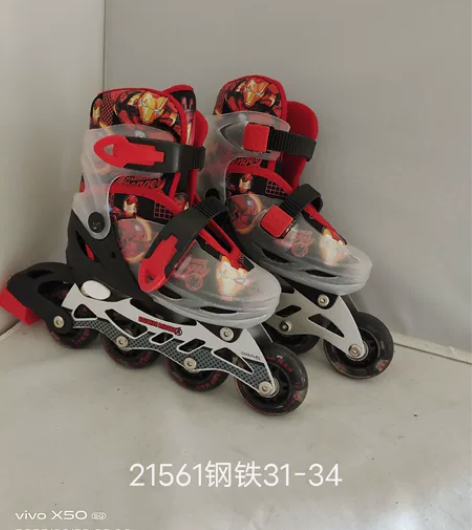 正品迪士尼儿童溜冰鞋滑冰鞋旱冰鞋轮滑鞋直排...