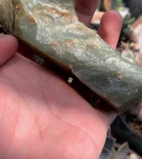 和田玉戈壁料旱籽原石，留藏多年，一直当做镇...