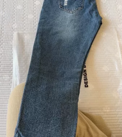 全新橡皮品牌春秋冬牛仔裤L码165码 原包...