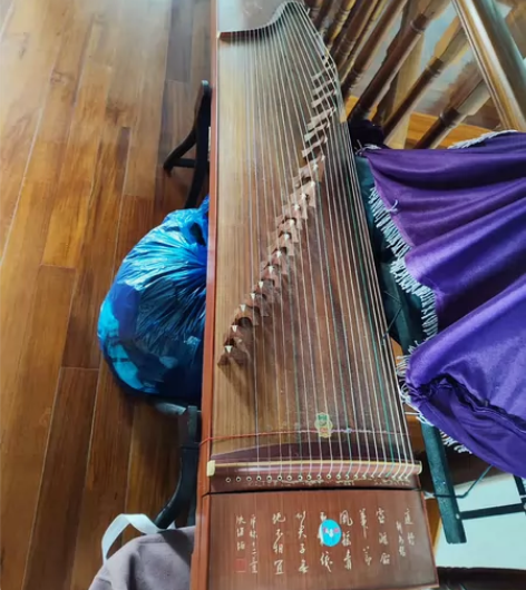 孩子不学了，敦煌牌古筝，高山流水689E琴...