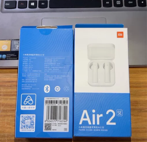 小米真无线蓝牙耳机Air2 SE 拆封测...