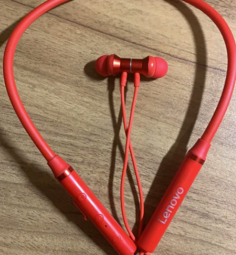 联想运动耳机，正品，HE05X升级版中国红...