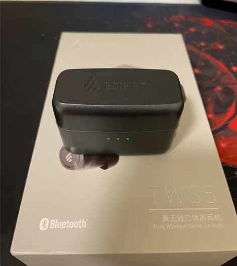 漫步者tws5  珍珠黑 入耳式耳机  闲...