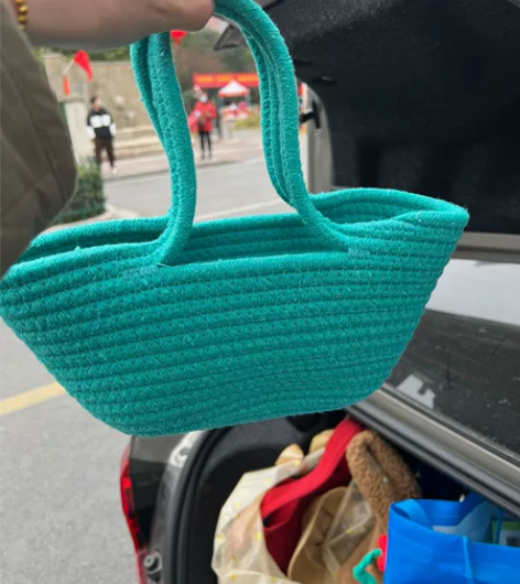 夏天用，超美丽，薄荷绿手拿包 全新 感兴趣...