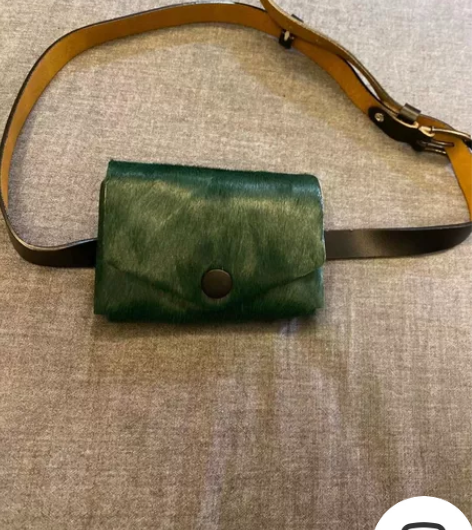 时尚新款真皮女士皮带 真马毛高档腰包 腰带...