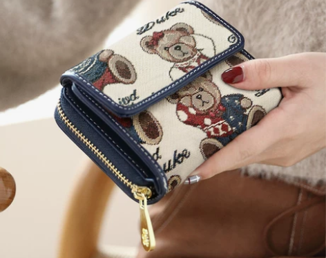 钱包女短款2022新款时尚韩版潮学生小清新...