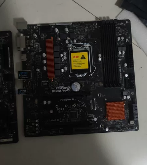 华擎b150m pro4s主板 拆机一张，...