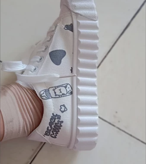 33 34小码潮流百搭帆布小白鞋 全新！工...