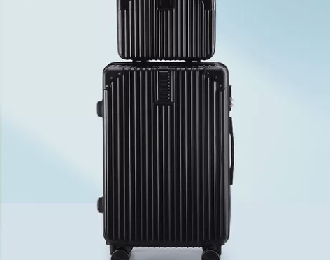 北极猎人PVC材质子母箱学生静音轮有隔层密...