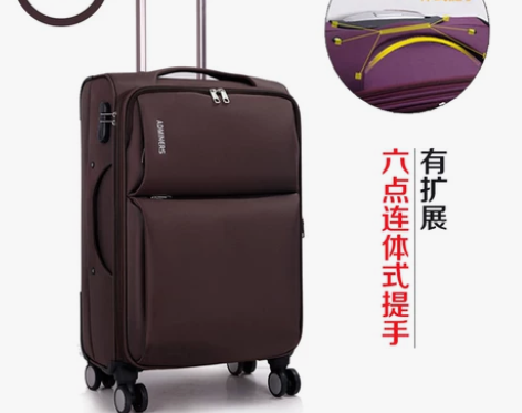 全新拉杆箱万向轮旅行箱20寸牛津布箱男女登...