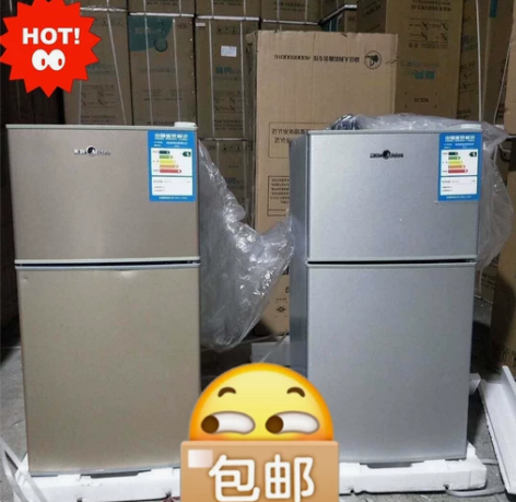 甩货高全新双门小冰箱,特价未拆封冷藏冷冻迷...