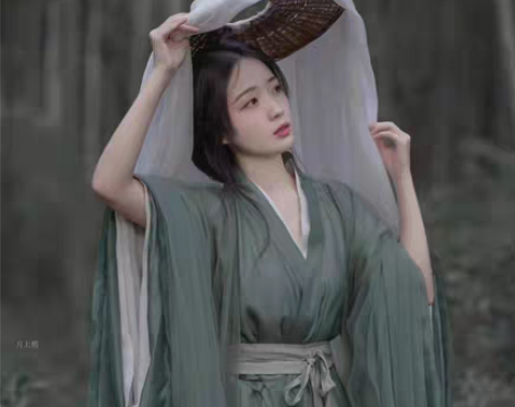 转卖云月梢国风原月上梢汉服女原创魏晋晋制直...