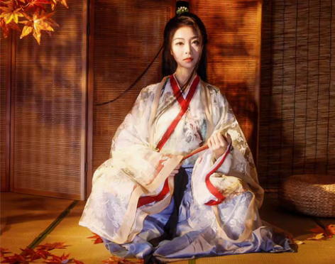 转卖汉服女中国风改良广袖流仙裙魏晋风整套齐...