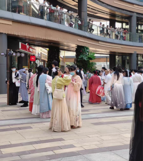 转卖包邮xs三件套玉术原创汉服 穿一洗一，...