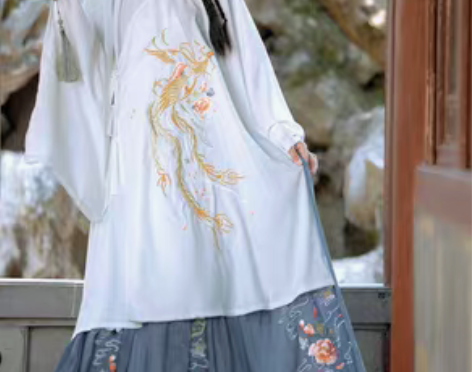 转卖【狂欢价】玉术汉服女原创遨游凤凰明制立...