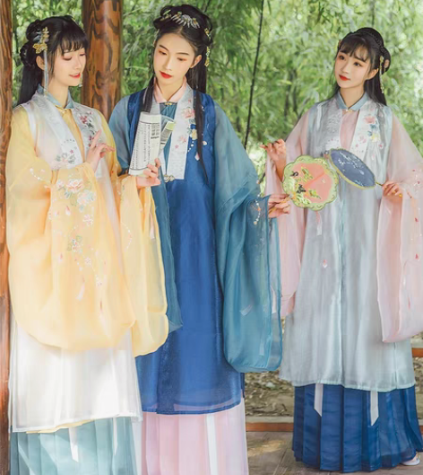 包邮汉尚华莲醉姝颜明制汉服女原创刺绣花拾酒...