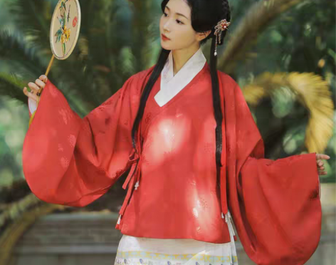 转卖【直拍】XL码兰若庭汉服如意松shu明...