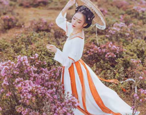 转卖【兰若庭汉服—红渠】坦领汉元素 分片裙...