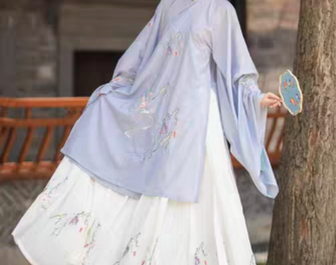 转卖玉术原创恋香衾汉服女明制立领长衫斜襟齐...