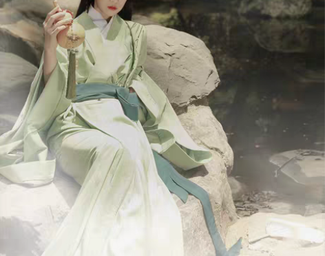 包邮如梦霓裳汉服男女同款 传统直裾 青玉案...