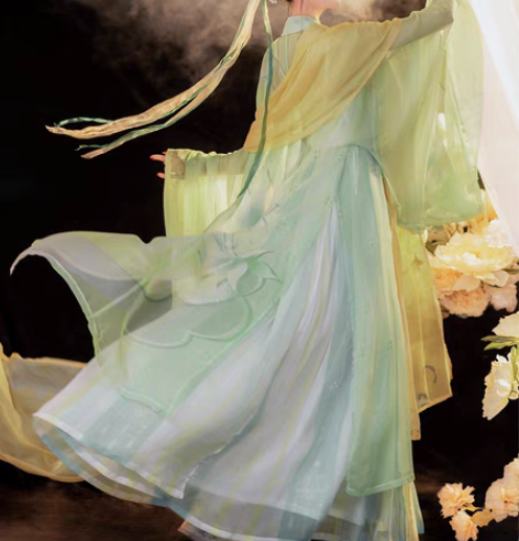 包邮出 如梦霓裳原创春夏汉服女唐制大袖衫诃...