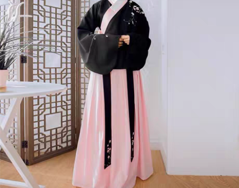 转卖如梦霓裳汉服女传统日常袄裙醉花阴绣花琵...