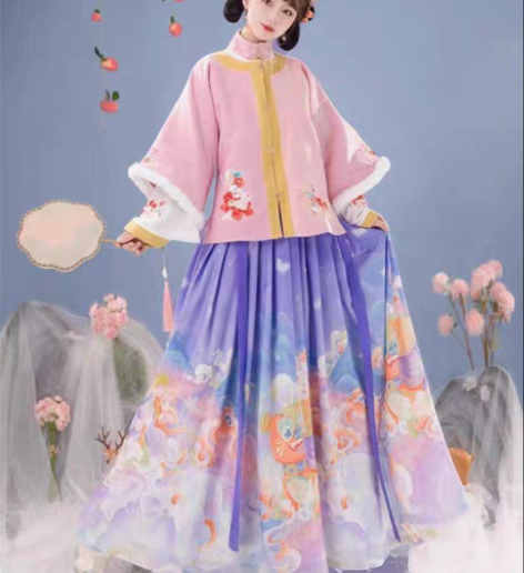 包邮茗月萱桃夭兔 全新带吊牌 立领+半臂...