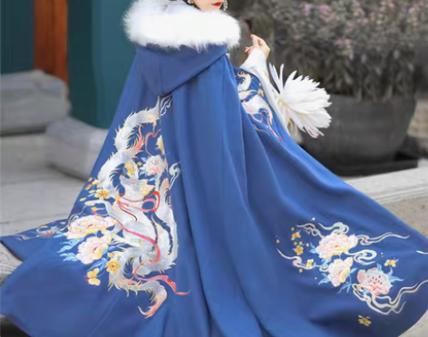 转卖【汉服披风,秋冬】非偏远地区包邮 裳云...