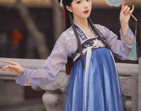 转卖裳云兮【梦弦音】唐制齐胸襦裙原创绣花正...