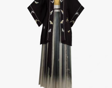 转卖蝶花舞-素兮江南忆原创宋制褙子少女汉服...