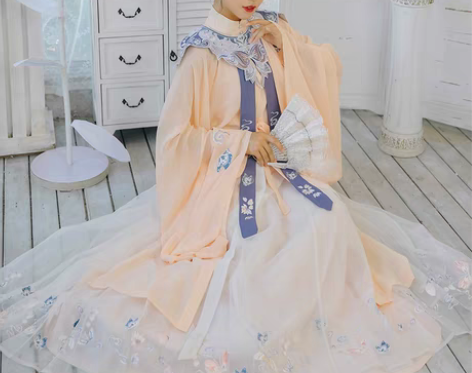 转卖裳云兮原创汉服【玉蝴蝶】明制立领长衫百...