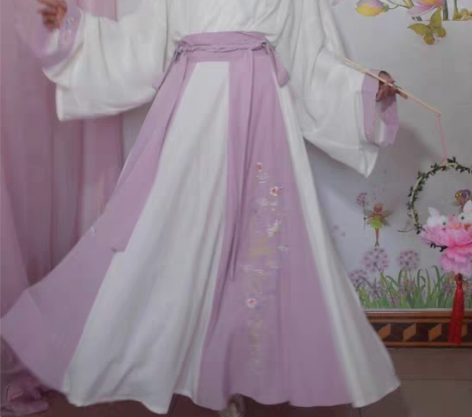 妃亦坊原创汉服女【云涧兔】晋制中国风交领齐...