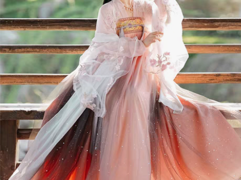 转卖蝉佩蝉佩春樱颂汉服女正品原创中国风对襟...