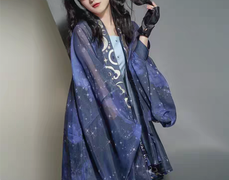 御篇原创改良汉服女【韶音】汉元素直领对襟衫...