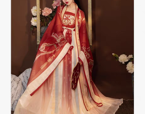 转卖恋霜凤钗令汉服女正品原创中国风古装唐制...