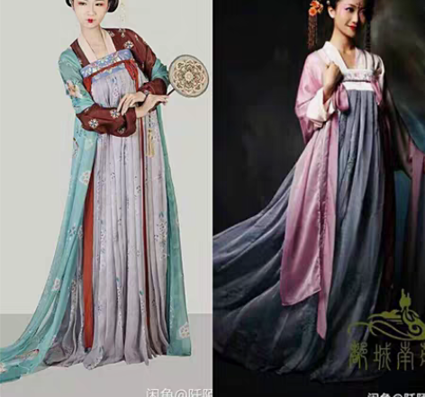 【汉服出租】都城南庄潋紫云菩提雪月照齐胸襦...