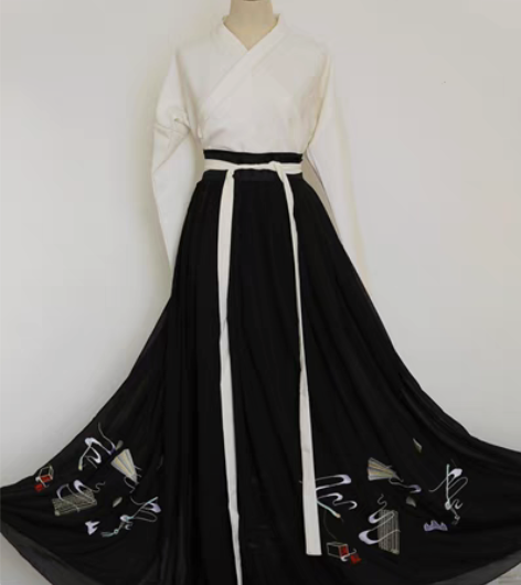 五五年原创汉服（书生）交领汉服女春夏秋一片...