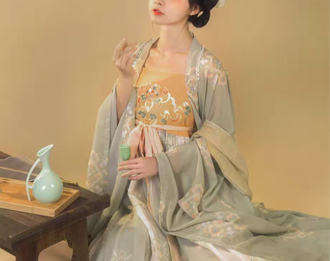 转卖诃子裙汉服全套原创夏季薄款女改良大袖衫...