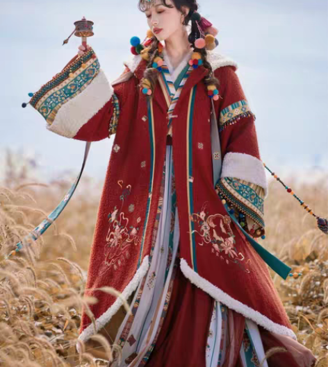 包邮【出租】七月夕汉服 玄女 交领上袄改良...