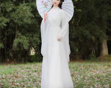 转卖汉服女正品原创中国风改良版连衣裙飘逸古...