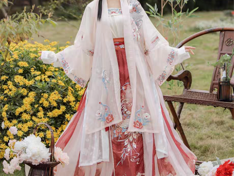 转卖（已预订）耀春迟园春汉服女原创中国风宋...