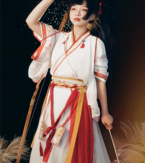 【出/换】宿问【白露】 晋制原创汉服女齐腰...