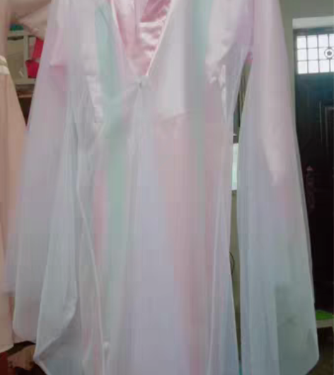 包邮汉服 1.60米可穿有三色粉.绿.白 ...