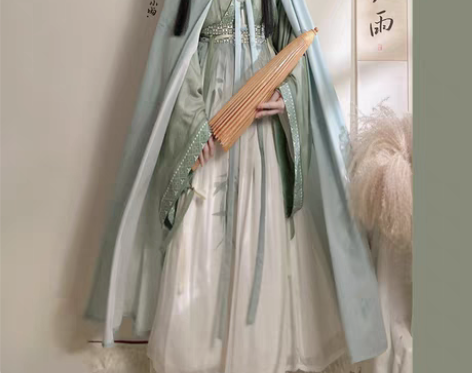 转卖仙楚姬原创汉服【陌上花】晋制交领一片式...