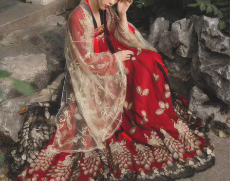 转卖正品原创汉服女仙楚姬【化羽】齐胸襦裙6...