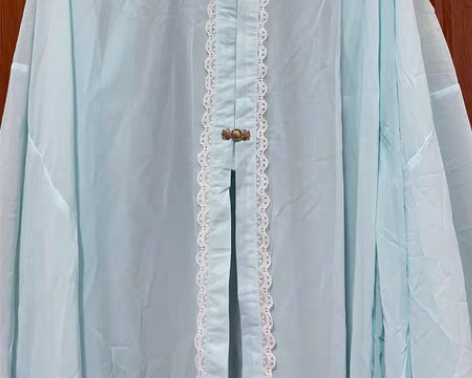 包邮仙楚姬 S 夏季明制 蓝长衫 带吊牌S...