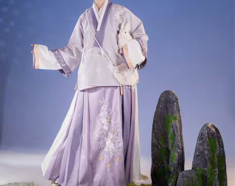 转卖仙楚姬原创汉服女【忆香茴】明制对穿交马...