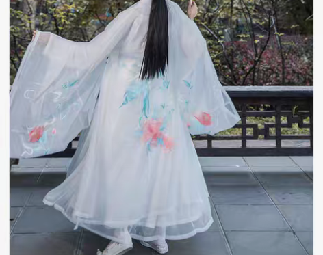 转卖柒邑灵云雀正品原创汉服女对襟齐腰襦裙大...